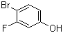 4-溴-3-氟苯酚分子结构 (CAS 121219-03-2)