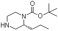(2R)-2-Propyl-1-piperazinecarboxylic acid tert-butyl ester molecular structure (CAS 1212252-88-4)