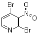 结构式 CAS# 121263-10-3, 3-硝基-2,4-二溴吡啶