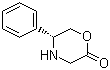 (5R)-3,4,5,6-四氢-5-苯基-4(H)-1,4-恶嗪-2-酮分子结构 (CAS 121269-45-2)