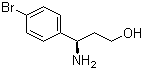 (3R)-3-Amino-3-(4-bromophenyl)propanol molecular structure (CAS 1213037-93-4)