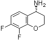 (4R)-7,8-Difluoro-3,4-dihydro-2H-1-benzopyran-4-amine molecular structure (CAS 1213550-52-7)
