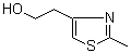 2-甲基-4-噻唑乙醇分子结构 (CAS 121357-04-8)