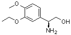 (betaS)-beta-氨基-3-乙氧基-4-甲氧基苯乙醇分子结构 (CAS 1213876-98-2)
