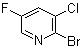2-Bromo-3-chloro-5-fluoropyridine molecular structure (CAS 1214326-94-9)