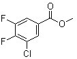 3-氯-4,5-二氟苯甲酸甲酯分子结构 (CAS 1214344-87-2)