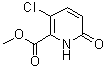 3-Chloro-1,6-dihydro-6-oxo-2-pyridinecarboxylic acid methyl ester molecular structure (CAS 1214361-05-3)