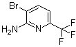 3-Bromo-6-(trifluoromethyl)-2-pyridinamine molecular structure (CAS 1214361-39-3)