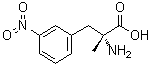 alpha-甲基-3-硝基-D-苯丙氨酸分子结构 (CAS 1215092-13-9)