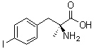 4-碘-alpha-甲基-L-苯丙氨酸分子结构 (CAS 1215092-16-2)