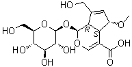 9-表-6-甲氧基京尼平苷酸分子结构 (CAS 1215178-87-2)