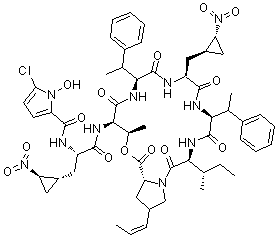 Hormaomycin分子结构 (CAS 121548-21-8)