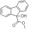 9-羟基-9H-芴-9-甲酸甲酯分子结构 (CAS 1216-44-0)