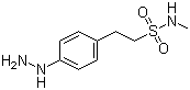 4-肼基-N-甲基苯基乙烷磺酰胺分子结构 (CAS 121679-30-9)