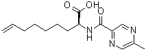 N-[(5-甲基-2-吡嗪基)羰基]-6-(2-丙烯-1-基)-L-正亮氨酸分子结构 (CAS 1216941-97-7)