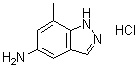 7-Methyl-1H-indazol-5-amine hydrochloride (1:1) molecular structure (CAS 1216951-05-1)