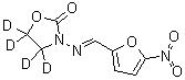 四氘代呋喃唑酮分子结构 (CAS 1217222-76-8)