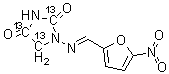 Nitrofurantoin-<sup>13</sup>C<sub>3</sub> molecular structure (CAS 1217226-46-4)