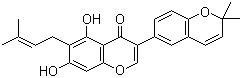 异鱼藤色烯异黄酮分子结构 (CAS 121747-90-8)