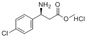 结构式 CAS# 1217775-76-2, S)-3-氨基-3-(4-氯苯基)丙酸甲酯盐酸盐