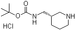 (S)-tert-Butyl [[piperidin-3-yl]methyl]carbamate hydrochloride molecular structure (CAS 1217805-12-3)