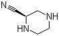(2R)-2-哌嗪甲腈分子结构 (CAS 1217839-54-7)