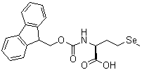 (2S)-2-[[芴甲氧羰基]氨基]-4-(甲硒基)丁酸分子结构 (CAS 1217852-49-7)