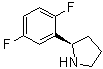 (R)-2-(2,5-Difluorophenyl)pyrrolidine molecular structure (CAS 1218935-59-1)