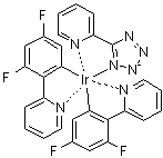 (OC-6-44)-Bis[3,5-difluoro-2-(2-pyridinyl)phenyl][2-(2H-tetrazol-5-yl)pyridinato]iridium molecular structure (CAS 1219078-44-0)
