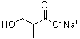 3-Hydroxy-2-methylpropanoic acid sodium salt (1:1) molecular structure (CAS 1219589-99-7)