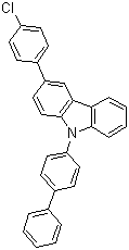 9-[1,1'-Biphenyl]-4-yl-3-(4-chlorophenyl)-9H-carbazole molecular structure (CAS 1219821-48-3)
