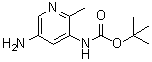 N-(5-Amino-2-methyl-3-pyridinyl)carbamic acid 1,1-dimethylethyl ester molecular structure (CAS 1219948-26-1)