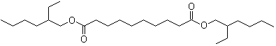 Dioctyl sebacate molecular structure (CAS 122-62-3)