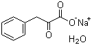 Sodium phenylpyruvate monohydrate molecular structure (CAS 122049-54-1)