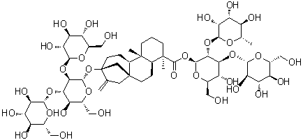 Rebaudioside N molecular structure (CAS 1220616-46-5)