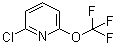 2-氯-6-(三氟甲氧基)吡啶分子结构 (CAS 1221171-70-5)