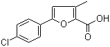5-(4-Chlorophenyl)-3-methyl-2-furancarboxylic acid molecular structure (CAS 1221184-19-5)
