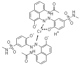 酸性黑 60分子结构 (CAS 12218-95-0)