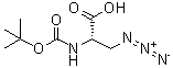 N-tert-Butoxycarbonyl-beta-azido-L-alanine molecular structure (CAS 122225-54-1)