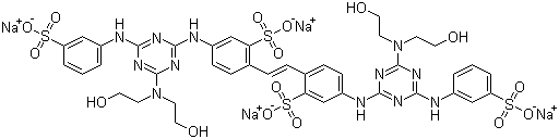 荧光增白剂 24分子结构 (CAS 12224-02-1)