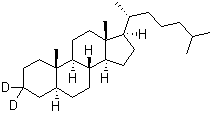 5alpha-Cholestane-3,3-D2 molecular structure (CAS 122241-86-5)
