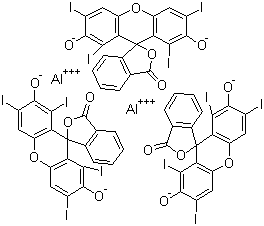 赤藓红分子结构 (CAS 12227-78-0)