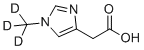 1-甲基-[d3]-1H-咪唑-4-基乙酸分子结构 (CAS 122380-33-0)
