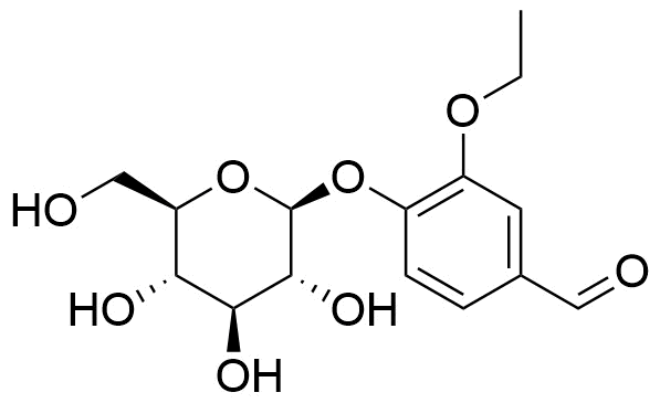 乙基香兰素葡萄糖苷分子结构 (CAS 122397-96-0)