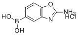(2-氨基苯并[d]恶唑-5-基)硼酸盐酸盐分子结构 (CAS 1224844-65-8)