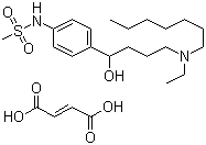 富马酸伊布利特分子结构 (CAS 122647-32-9)