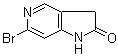 6-Bromo-1,3-dihydro-2H-pyrrolo[3,2-c]pyridin-2-one molecular structure (CAS 1227267-32-4)