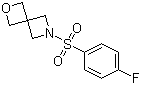 2-((4-氟苯基)磺酰基)-6-氧杂-2-氮杂螺[3.3]庚烷分子结构 (CAS 1227384-86-2)