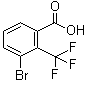 结构式 CAS# 1227605-02-8, 3-溴-2-(三氟甲基)苯甲酸