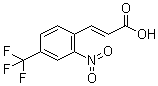 3-[2-Nitro-4-(trifluoromethyl)phenyl]-2-propenoic acid molecular structure (CAS 1227625-83-3)